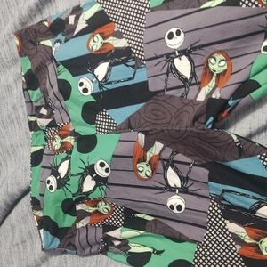 NWOT LuLaRoe TC2 Jack and Sally Nighmare Leggings